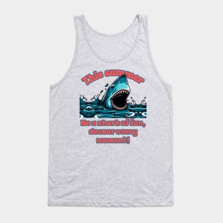 Funny Shark Summer Tank Top